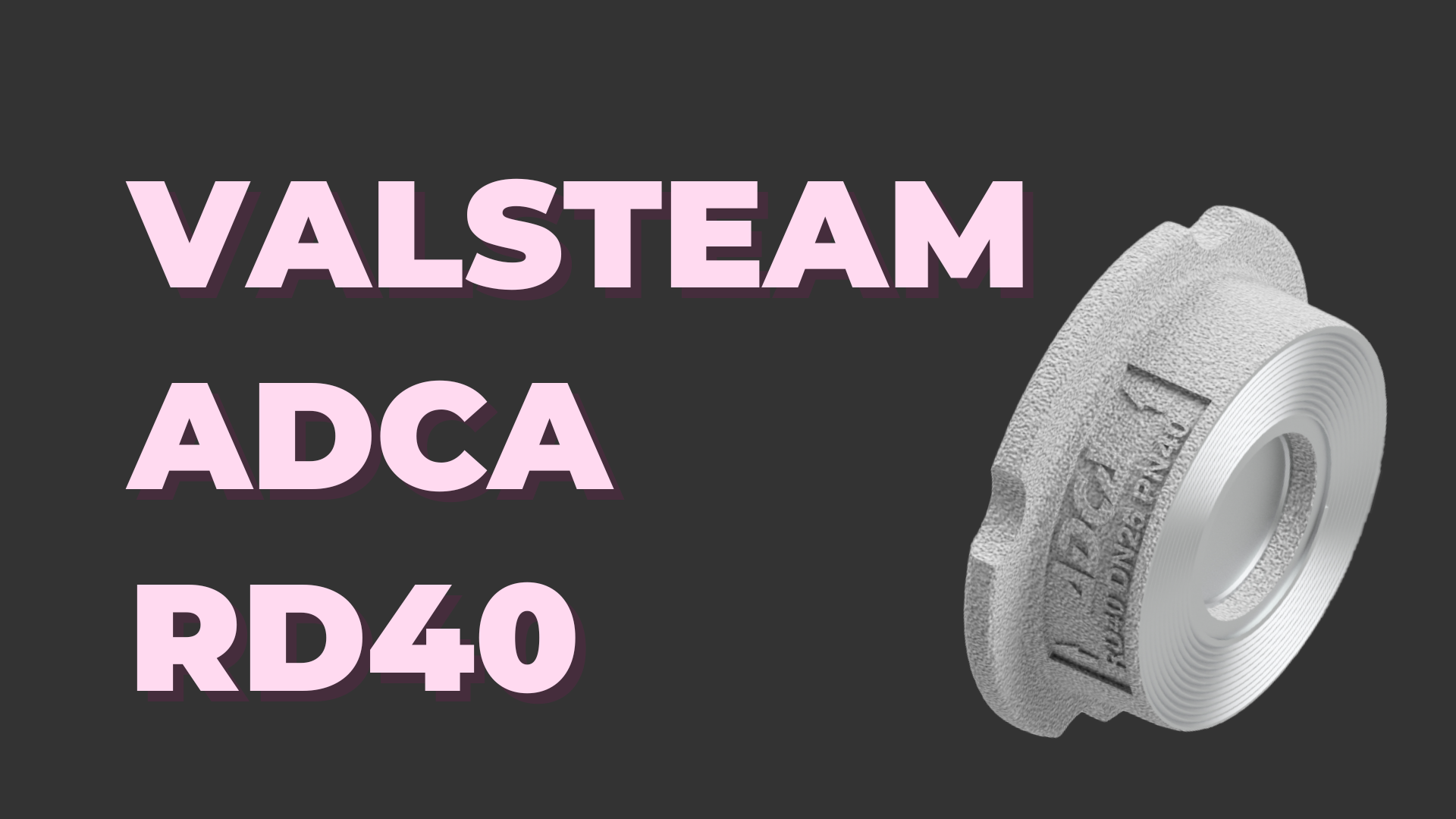 Van một chiều đĩa Valsteam ADCA RD40
