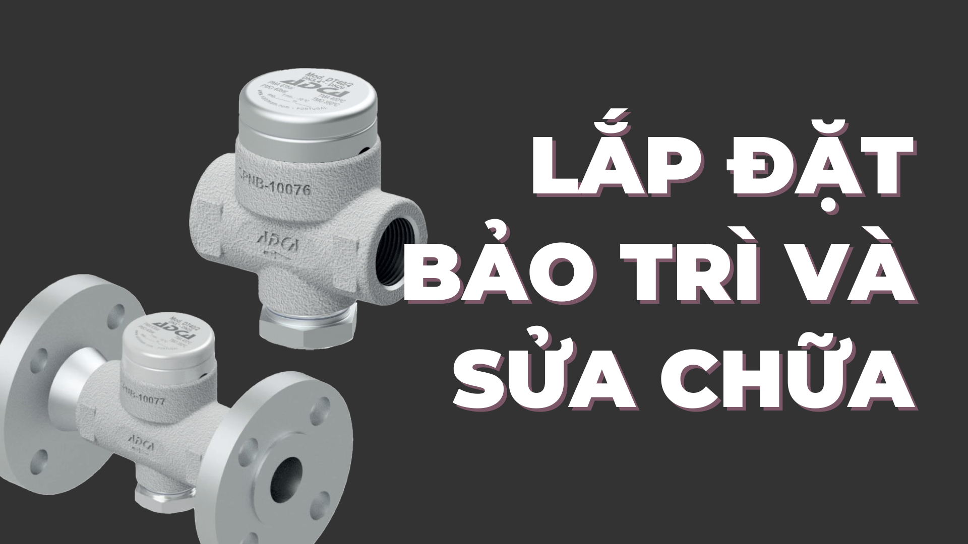 Hướng Dẫn Lắp Đặt, Bảo Trì và Sửa Chữa Bẫy Hơi Nhiệt Động Valsteam ADCA DT40/2