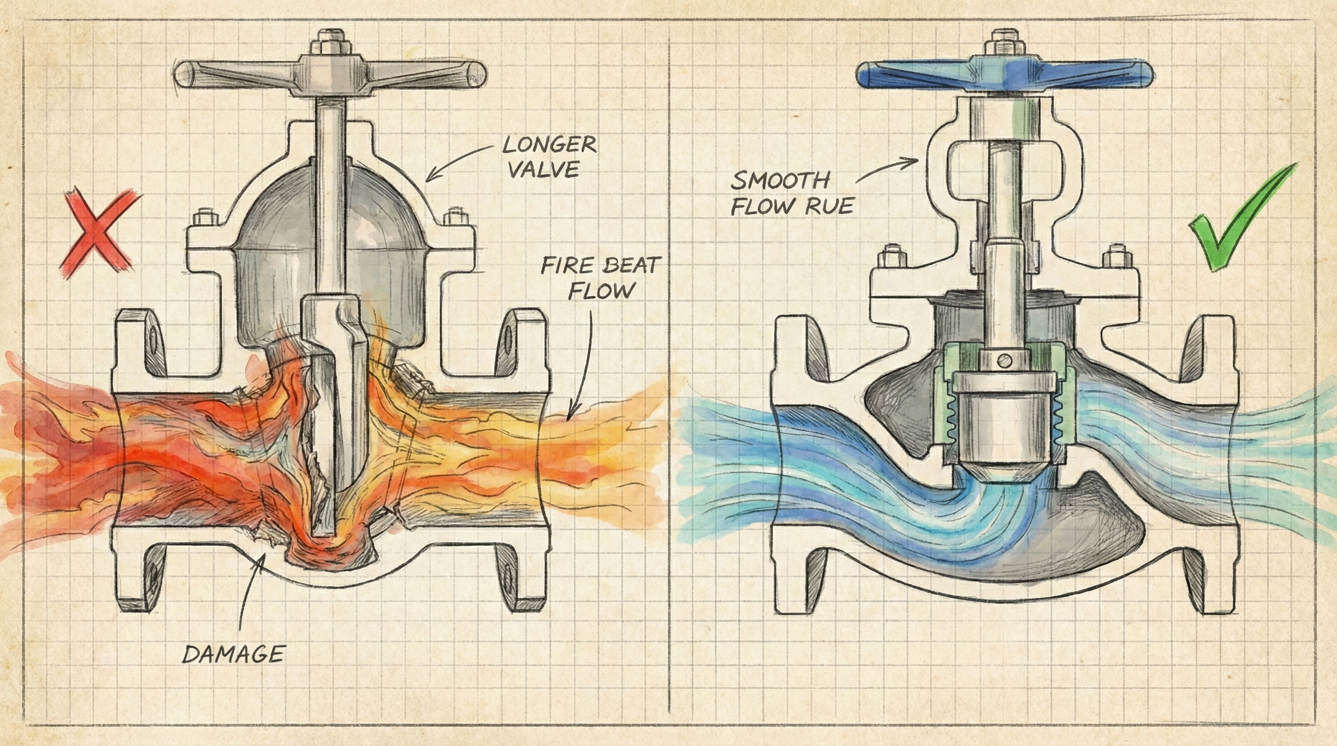 Van Cầu (Globe Valve) vs Van Cổng (Gate Valve): Tại Sao Không Nên Dùng Van Cổng Để Điều Tiết?