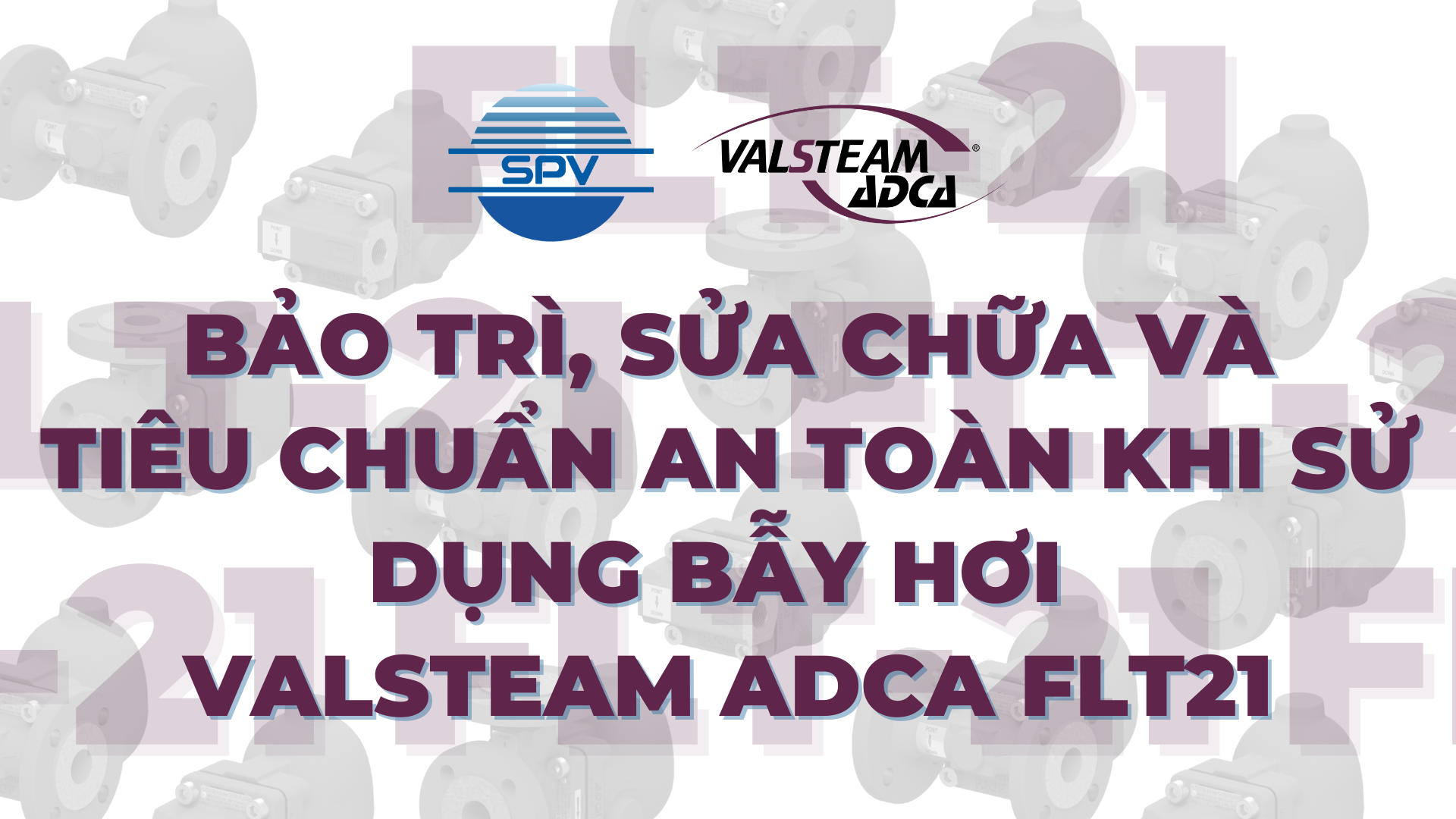 Hướng Dẫn Bảo Trì, Sửa Chữa và Tiêu Chuẩn An Toàn khi Sử Dụng Bẫy Hơi Valsteam ADCA FLT21