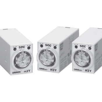 Bộ hẹn giờ thu nhỏ Omron H3Y tương thích với Rơle MY